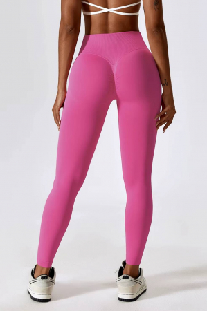 Colanti modelatori cu talie inalta Vee-Shape, Roz [1]