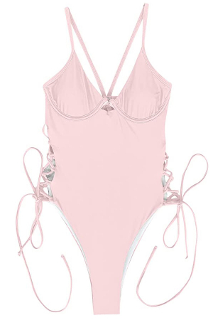 Costum de baie intreg Chania, Roz [3]