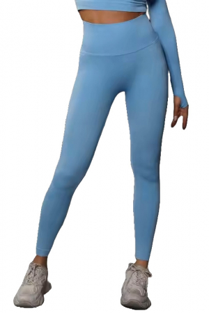 Pantaloni sport modeltori cu efect de compresie Topaz, Albastru [3]