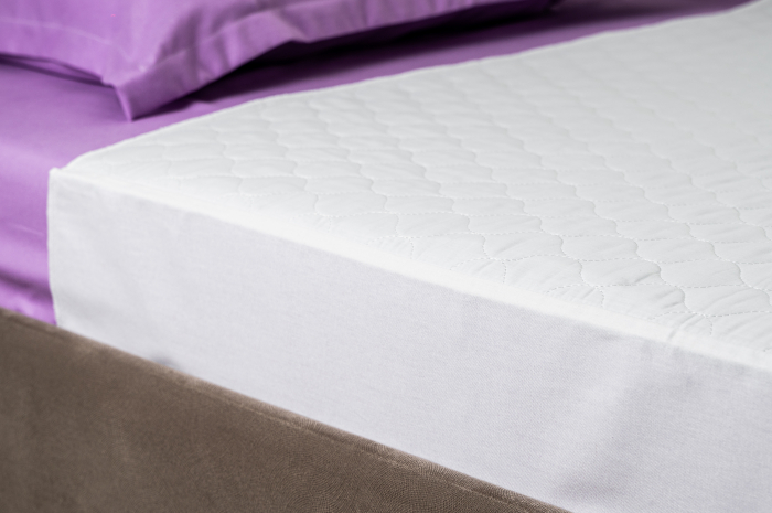 Aleza FizioTab® cu ARIPIOARE, Protectie Saltea Impermeabila/Reutilizabila, pentru Pacienti cu Incontinenta, Adulti si Copii, Lavabila, 90 x 85 cm, Albastru [4]