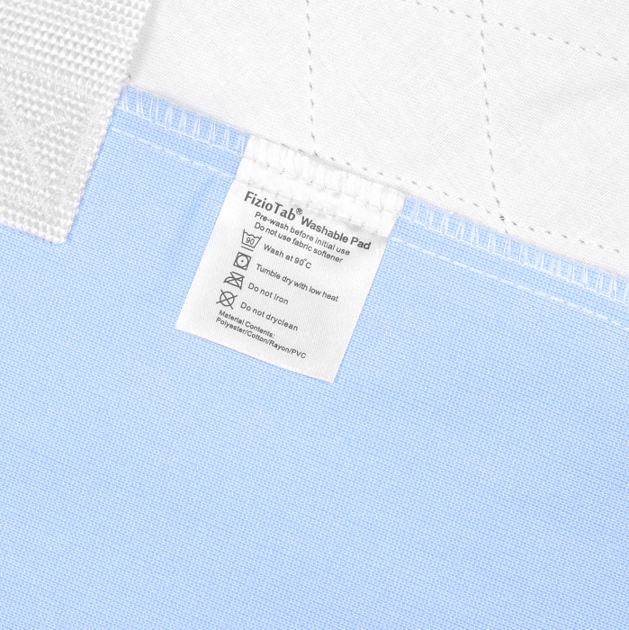 Aleza Manere 85 x 90 pentru Manevrare Usoara, Impermeabila si Reutilizabila FizioTab®, Tip Cearceaf Absorbant, Protectie Saltea Lavabila pentru Pacienti cu Incontinenta, Adulti si Copii, Albastru [4]
