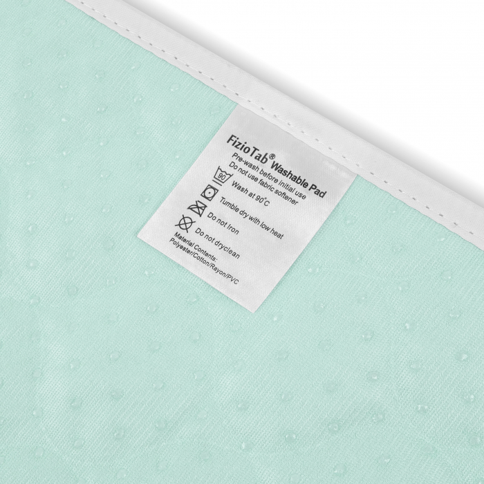Aleza Scaun Reutilizabila, FizioTab®, Absorbantă si Lavabilă, pentru Adulti si Copii, Pacienti cu Incontinență, cu Suprafata speciala Anti-alunecare, 50 x 50 cm, Verde/Alb, 2 bucati [9]