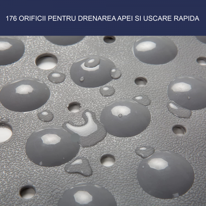 Covoras pentru cada, anti-alunecare, FizioTab®, 100x40 cm, Gri [4]