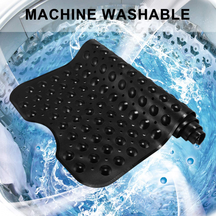 Covoras pentru cada, anti-alunecare, FizioTab®, 100x40 cm, Negru [4]