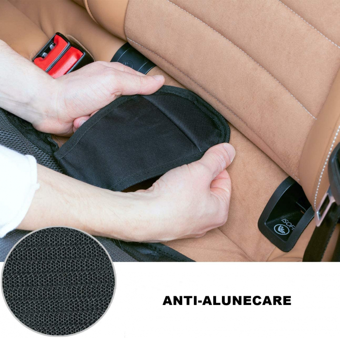 Husa Protectie Bancheta Auto FizioTab®, 2 Buzunare de Depozitare, Impermeabila, 120 X 48 cm, Negru [3]
