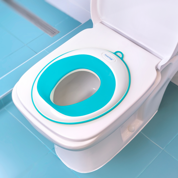 Reductor WC Copii, FizioTab®, Alb/Albastru [2]