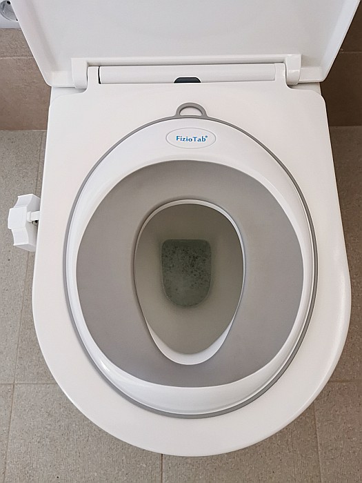 Reductor WC Copii, FizioTab®, Alb/Gri [8]