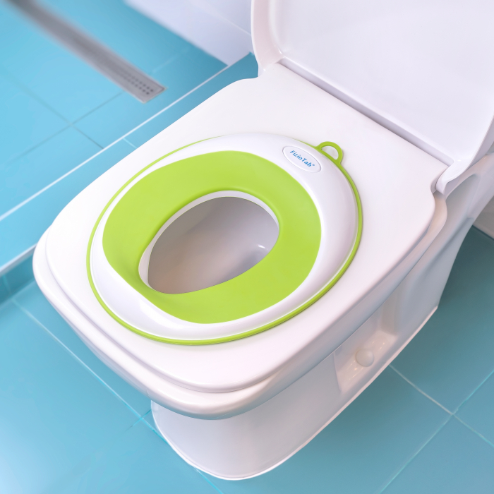 Reductor WC Copii FizioTab®, Alb/Verde [2]