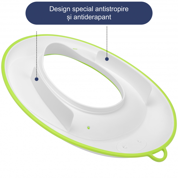 Reductor WC Copii FizioTab®, Alb/Verde [4]