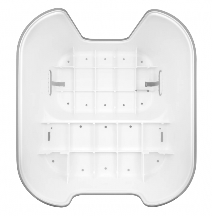 Scaunel Inaltator WC in Doua Trepte FizioTab®, Suprafata Antialunecare, Taburet Inaltator Chiuveta Copii, Gri/Alb [7]