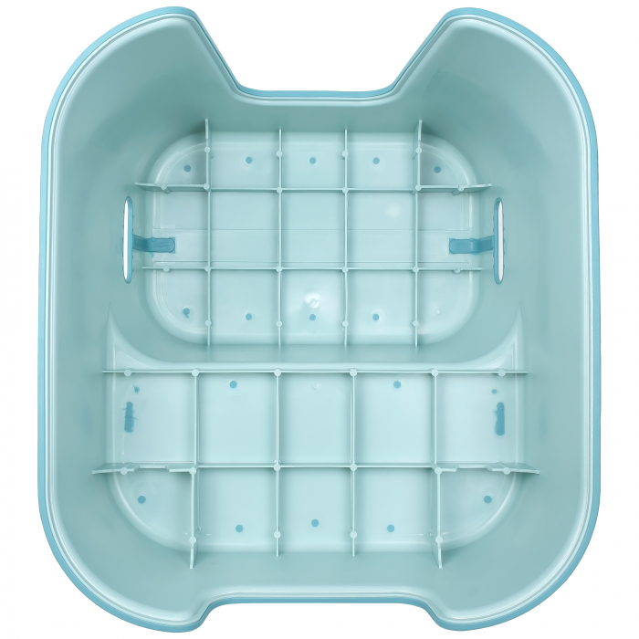 Scaunel Inaltator WC in Doua Trepte FizioTab®, Suprafata Antialunecare, Taburet Inaltator Chiuveta Copii, Light Blue [7]