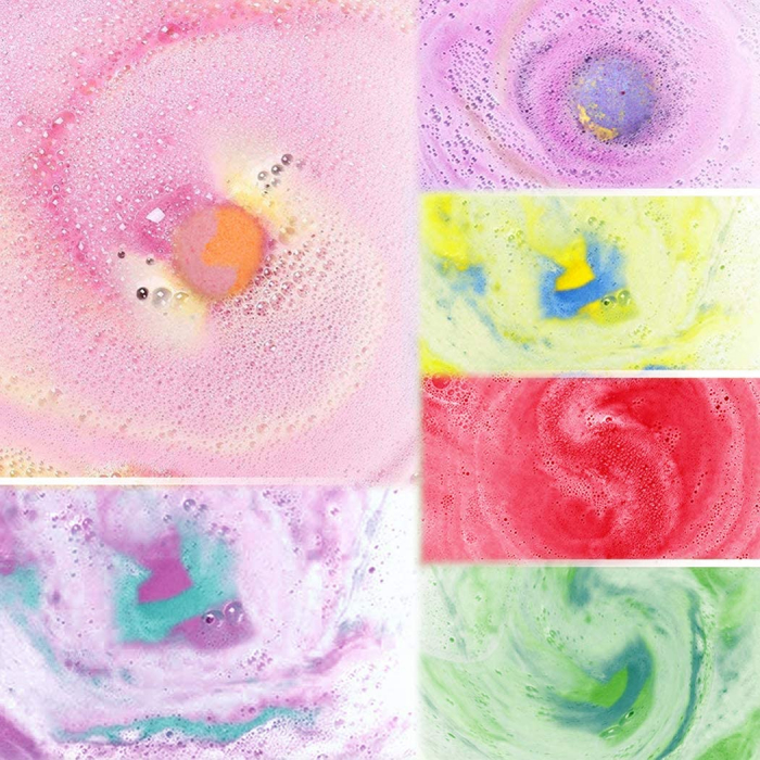 Set 12 Bile Efervescente de Baie cu Arome Diferite, FizioTab Scotin Bath Bombs, pentru Adulti si Copii, Cutie Premium, Cadoul Ideal pentru Craciun [8]