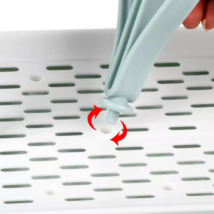 Suport FizioTab® pentru Uscarea Biberoanelor si Tetinelor, Verde/Alb [5]