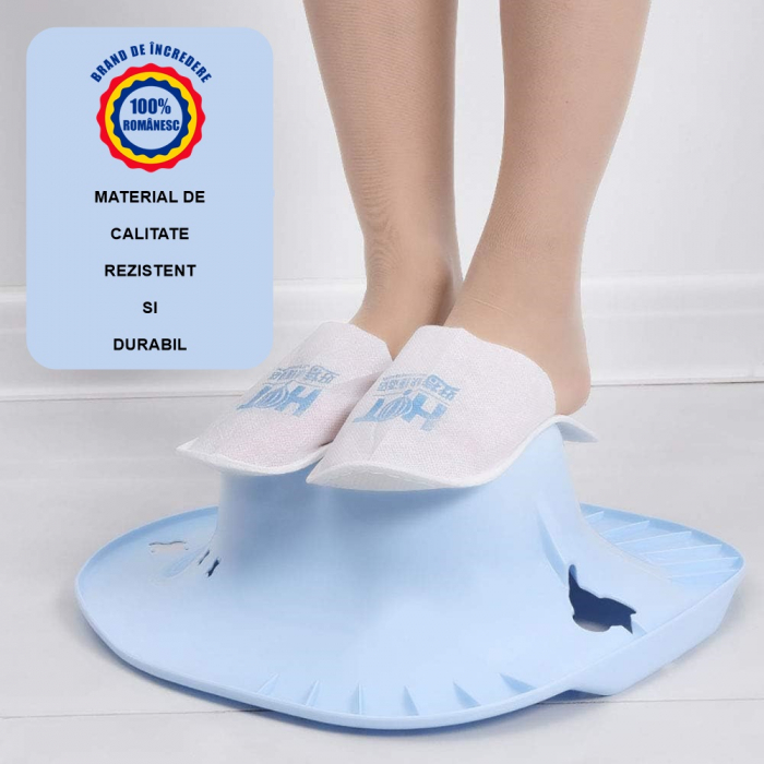 Vas FizioTab® Sitz Bath, pentru Baie de Sezut, tip Lighean pentru Wc, cu Irigator Reglabil, Asigura Igiena Locala si Ameliorarea Simptomelor Provocate de Hemoroizi, Carlig si Saculet Depozitare Inclus [12]