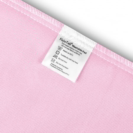 Aleza Impermeabila FizioTab®, Protectie Saltea Lavabila si Reutilizabila pentru Adulti si Copii, 90 x 85 cm, Roz/Alb [9]
