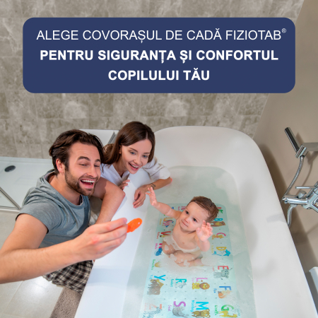 Covoras pentru cada, anti-alunecare, FizioTab®, 100×40 cm, Alfabet [4]