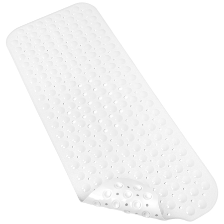 Covorase cada antialunecare - Covoras pentru cada, anti-alunecare, FizioTab®, 100x40 cm, Alb