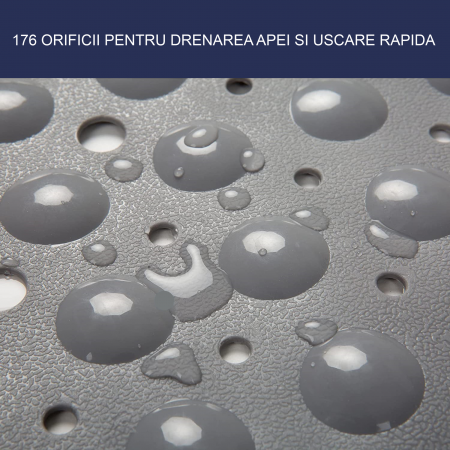 Covoras pentru cada, anti-alunecare, FizioTab®, 100x40 cm, Gri [3]