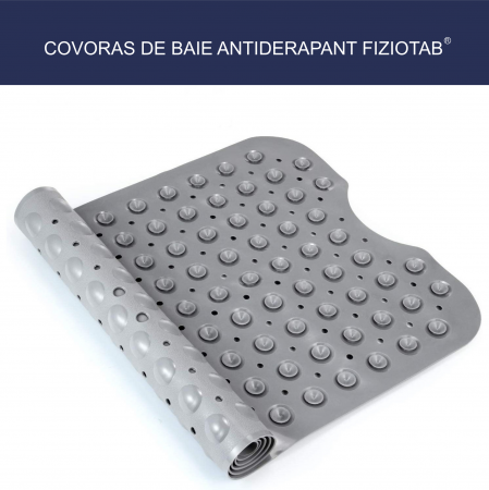 Covoras pentru cada, anti-alunecare, FizioTab®, 100x40 cm, Gri [5]