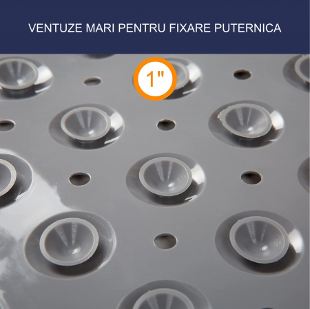 Covoras pentru cada, anti-alunecare, FizioTab®, 100x40 cm, Gri [2]