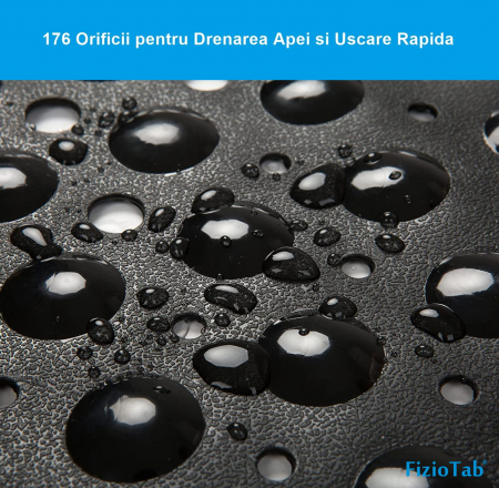 Covoras pentru cada, anti-alunecare, FizioTab®, 100x40 cm, Negru [4]