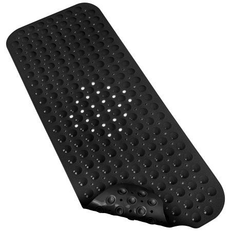 Covorase cada antialunecare - Covoras pentru cada, anti-alunecare, FizioTab®, 100x40 cm, Negru