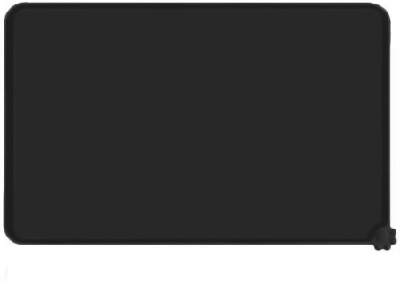 Covoras Silicon pentru Animale, FizioTab®, Suport Castroane si Boluri pentru Caini si Pisici, Negru [1]