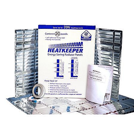 Home&Garden - Panouri reflectorizante pentru izolarea caloriferelor, Heatkeeper, pachet 10 buc
