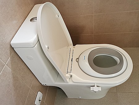 Reductor WC Copii, FizioTab®, Alb/Gri [8]