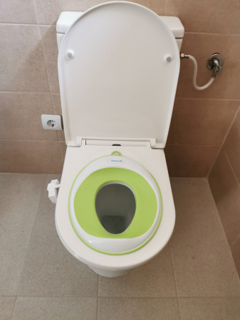 Reductor WC Copii FizioTab®, Alb/Verde [6]