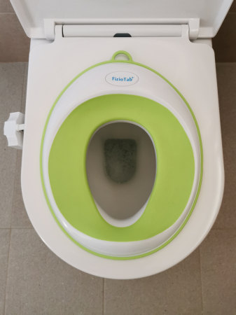 Reductor WC Copii FizioTab®, Alb/Verde [5]