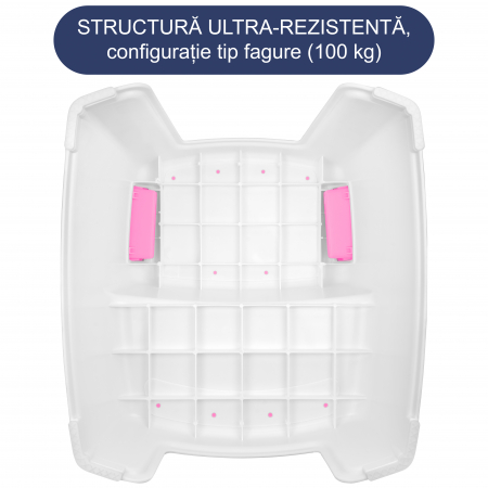 Scaunel Copii Inaltator WC in Doua Trepte FizioTab®, Taburet Copii Utilizare in Baie, Toaleta, Chiuveta sau in Bucatarie - Scaun Tip Scara cu Suprafata Antialunecare pentru Confort si Siguranta, Multi [3]