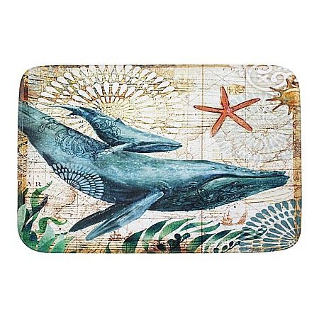 Set 3 Bucati Covorase Baie FizioTab, Antiderapante, Model Balena [4]