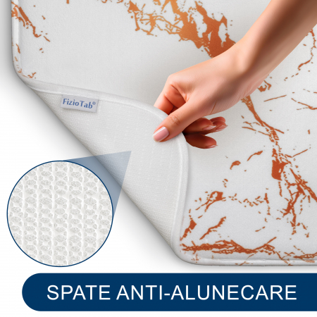 Set 3 Covorase Baie FizioTab®, Antiderapante, Alb Auriu [2]