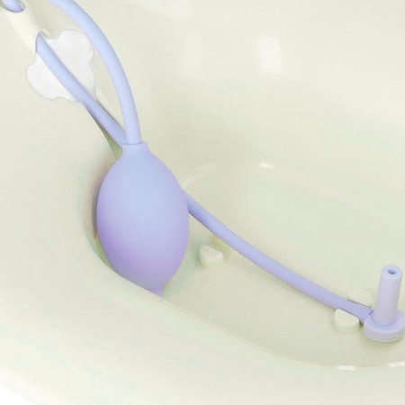 Vas FizioTab® Sitz Bath, pentru Bai de Sezut, tip Lighean pentru Wc, cu Irigator Reglabil, Asigura Igiena Locala si Ameliorarea Simptomelor Provocate de Hemoroizi, Carlig si Saculet Depozitare Incluse [7]