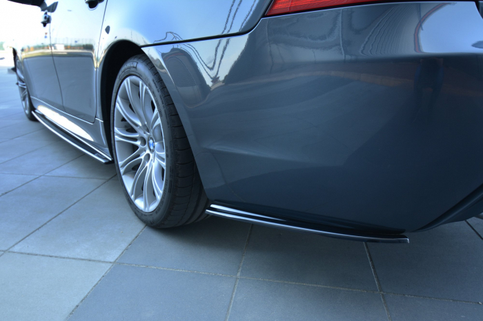 Splitter coltar bara spate BMW 5 E60/61 M-PACHET negru lucios Maxton Design [3]