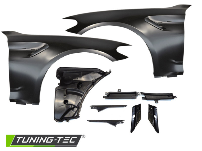 Aripi Sport M Style BMW G30 G31 cu Side Vent Negre [2]