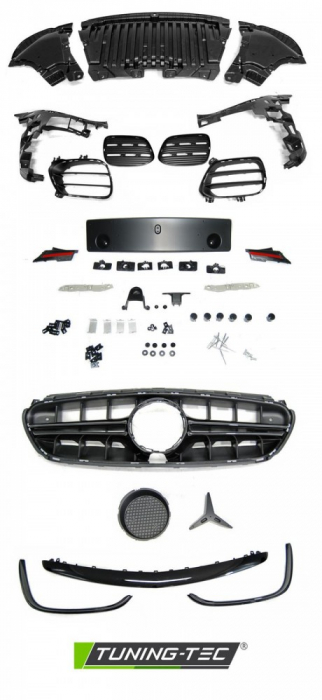 Bara fata MERCEDES W213 16-19 E43 AMG STYLE PDC [4]