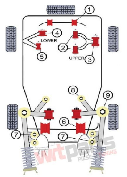 Bucsa bara stabilizatoare spate Audi A4 B5 Quattro 15mm - 84AU002 [2]