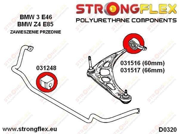 Bucsa poliuretan brat fata pentru BMW E46, BMW Z4 BMW E85 - 031516B [2]
