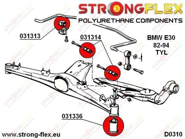 Bucsa poliuretan punte spate pentru BMW E30 - 031336A [2]