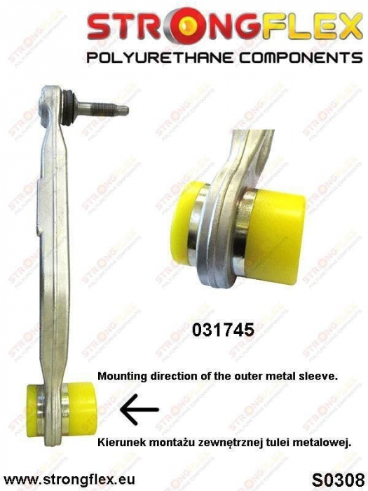 Bucsa poliuretan sport axa spate pentru BMW E60, BMW E39 - 031745A [2]
