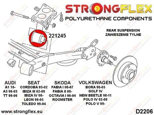 Bucsa poliuretan sport bascula pentru A3, Golf IV, Leon, - 221245A [2]