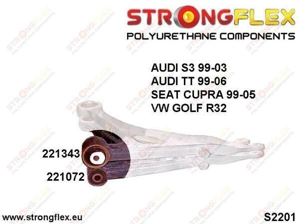Bucsa poliuretan sport brat fata pentru Audi A1, Ibiza, Fabia - 221072A [2]