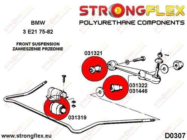 Bucsa poliuretan sport brat fata pentru BMW E21 - 031322A [2]