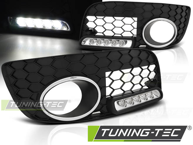 Capac proiector cu lumini de zi LED VW GOLF 5 GTI negru [1]