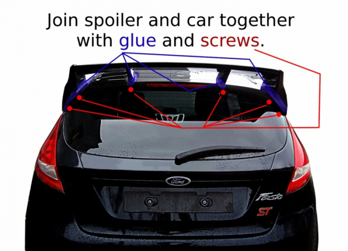 Eleron haion FORD FIESTA MK7 (FOCUS RS LOOK) [8]