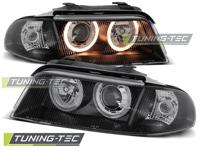 Faruri AUDI A4 01.99-09.00 ANGEL EYES NEGRU [1]