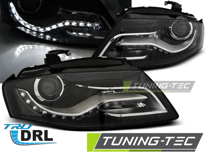 Faruri AUDI A4 B8 04.08- 11 TRU DRL NEGRU [1]