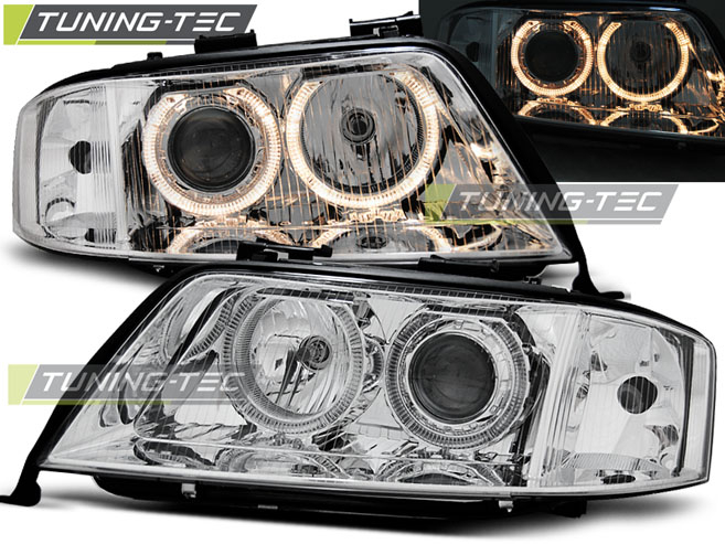 Faruri AUDI A6 05.97-09.99 ANGEL EYES CROM [1]